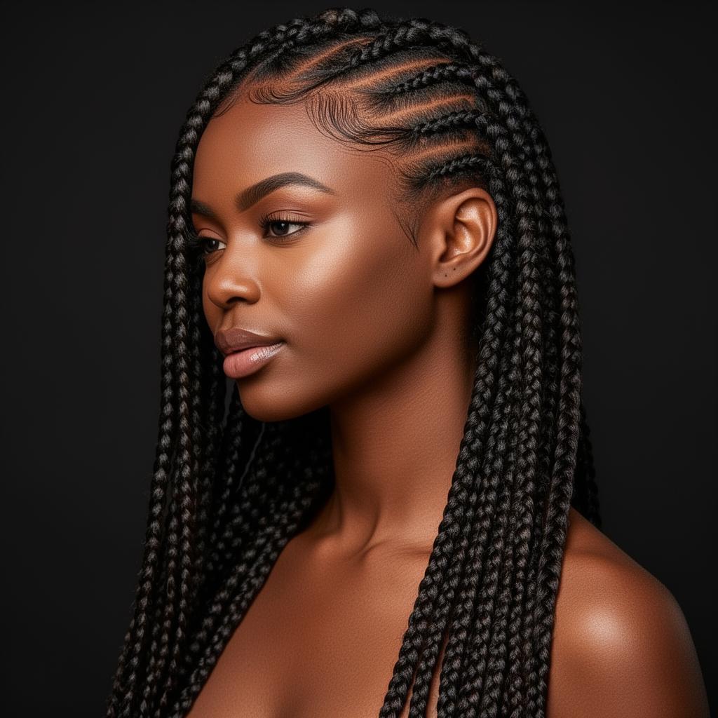 Braids hairstyle