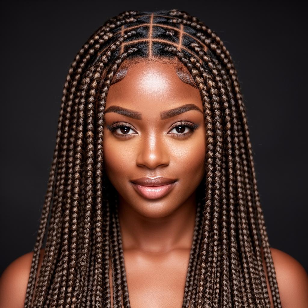 Knotless Braids hairstyle